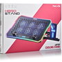 Ngs Hero Stand Base de refrigeración para portátiles hasta 15,6" 6 ventiladores pantalla LCD soporte